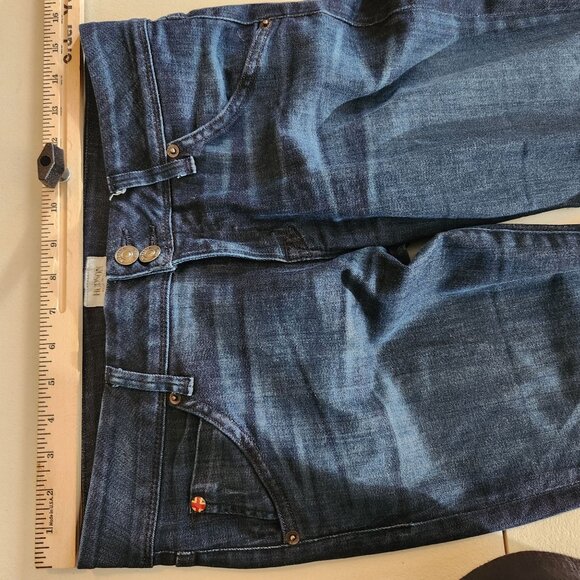 Hudson Beth Baby Boot Jeans Dark Wash Bootcut Size 28 actual 31 - Picture 5 of 14